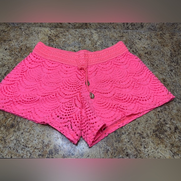 Lilly Pulitzer Neon Pink Claudette Shorts Size Small - Picture 3 of 6